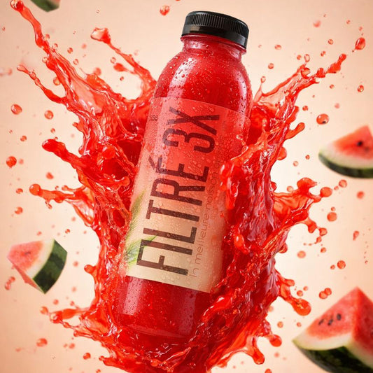 Jus de pastèque juteuse 100%