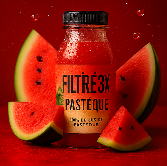 Jus de pastèque juteuse 100%